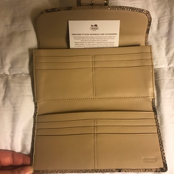 Coach Python Wallet - Picture 2 of 3